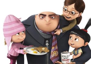 Gru and his family